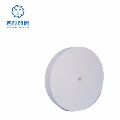 Round Wool Felt Buffing Pad Wheel Abrasive Polishing Tools For Marble, Glass, Metal, Wood