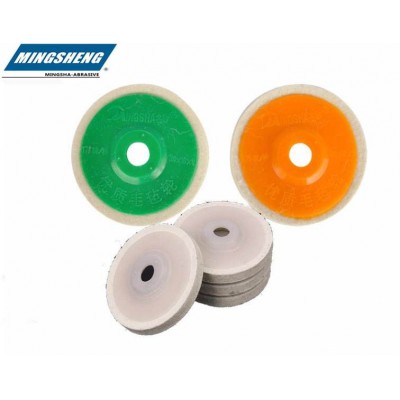 Abrasive Tool Wool Felt Disc Polishing Wheel For Glass Metal Non-metal